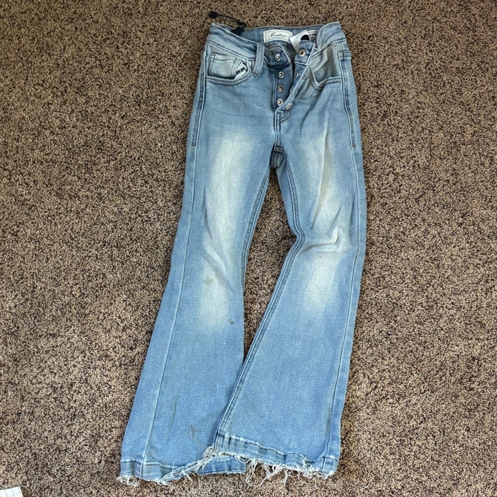 KanCan Light Blue Kids Flare Jeans